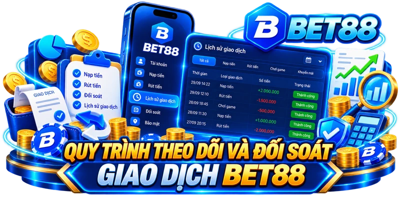 BET88 7 BET88 Quy Trình Theo Dõi Và Đối Soát Giao Dịch BET88